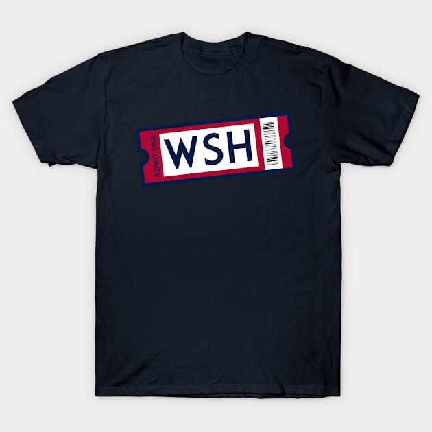 WSH Ticket T-Shirt by CasualGraphic